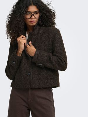 ONLVALERIA BOUCLE SHORT COAT OTW Java