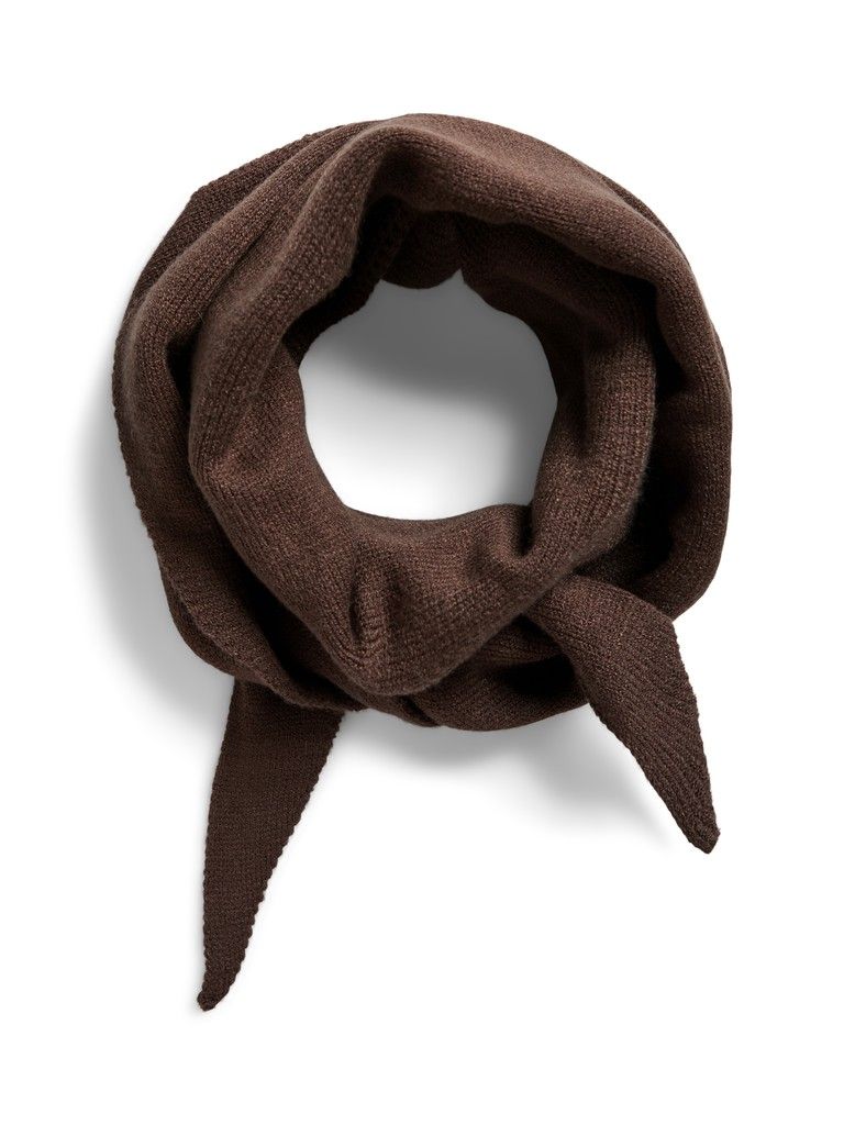 PCKOMMA TRIANGLE SCARF NOOS BC Hot Fudge