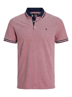 JJEPAULOS POLO SS NOOS Rio Red/SLIM FIT