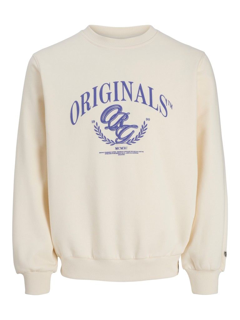 JORFREDERIKSBERG FRONT SWEAT CREW NECK Whisper White