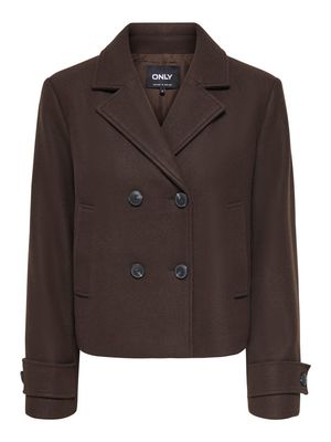 ONLFREJA SHORT DB JACKET OTW NOOS Hot Fudge/MELANGE