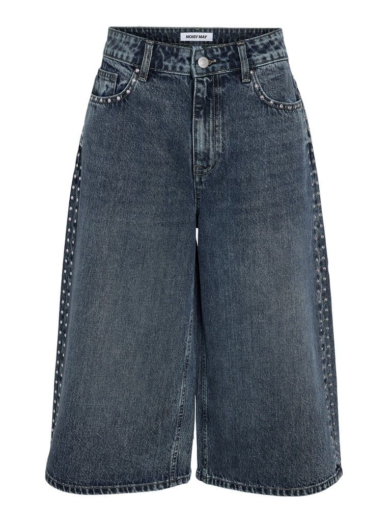 NMOREON WINDIE MW STUD JORTS AZ480MB Medium Blue Denim-AZ480MB