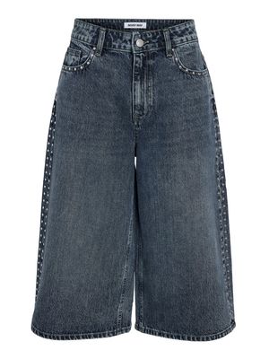 NMOREON WINDIE MW STUD JORTS AZ480MB Medium Blue Denim-AZ480MB
