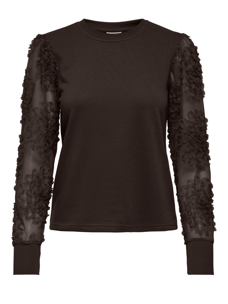 JDYFAIRVIEW LIFE L/S SWEAT JRS NOOS Coffee Bean