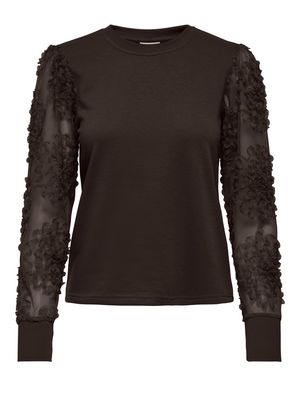 JDYFAIRVIEW LIFE L/S SWEAT JRS NOOS Coffee Bean