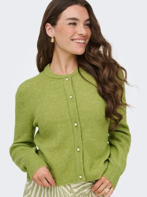 JDYLUMI L/S BUTTON CARDIGA KNT NOOS Fern/MELANGE