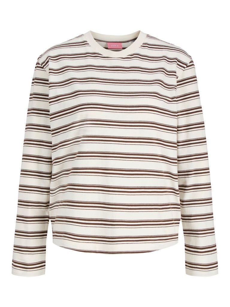 JXSOPHIA BOXY LS STRIPE TEE JRS SN Carafe/Vanilla Ice