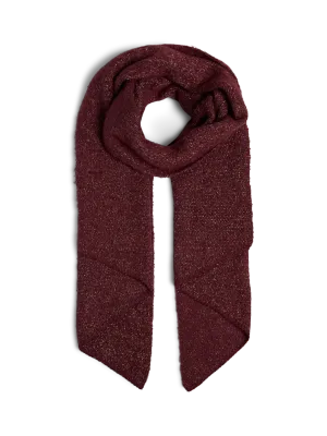 PCPYRON LONG SCARF LUREX NOOS BC Tawny Port/GOLD LURE