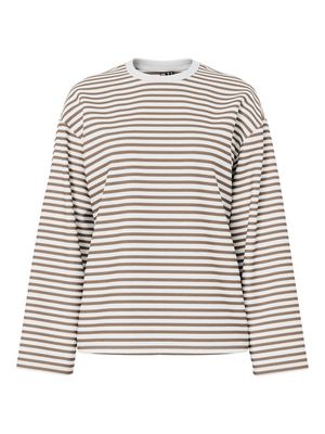 PCSADIE LS TOP JRS NOOS Cloud Dancer/FOSSIL
