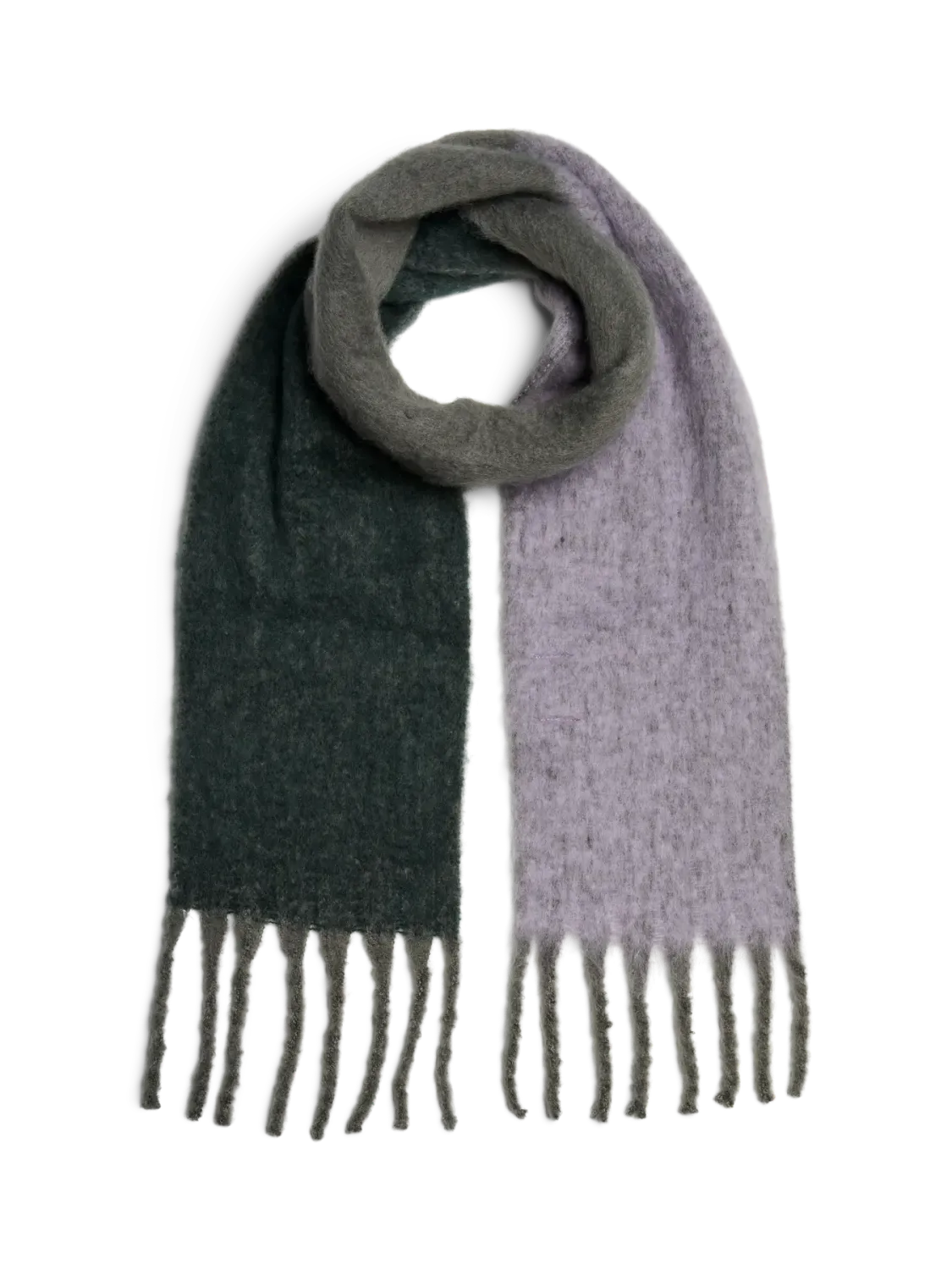 PCBEA NARROW LONG SCARF NOOS BC Darkest Spruce/COLOU