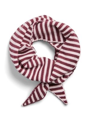PCKOMMA TRIANGLE SCARF NOOS BC Tawny Port/Pink A Bo