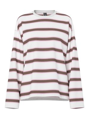 PCMILA LS LOOSE TEE JRS NOOS BC Coffee Quartz/ROSEAT