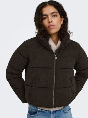 ONLNEWDOLLY CORDUROY PUFFER OTW NOOS Chocolate Torte-BIG CORDUROY P
