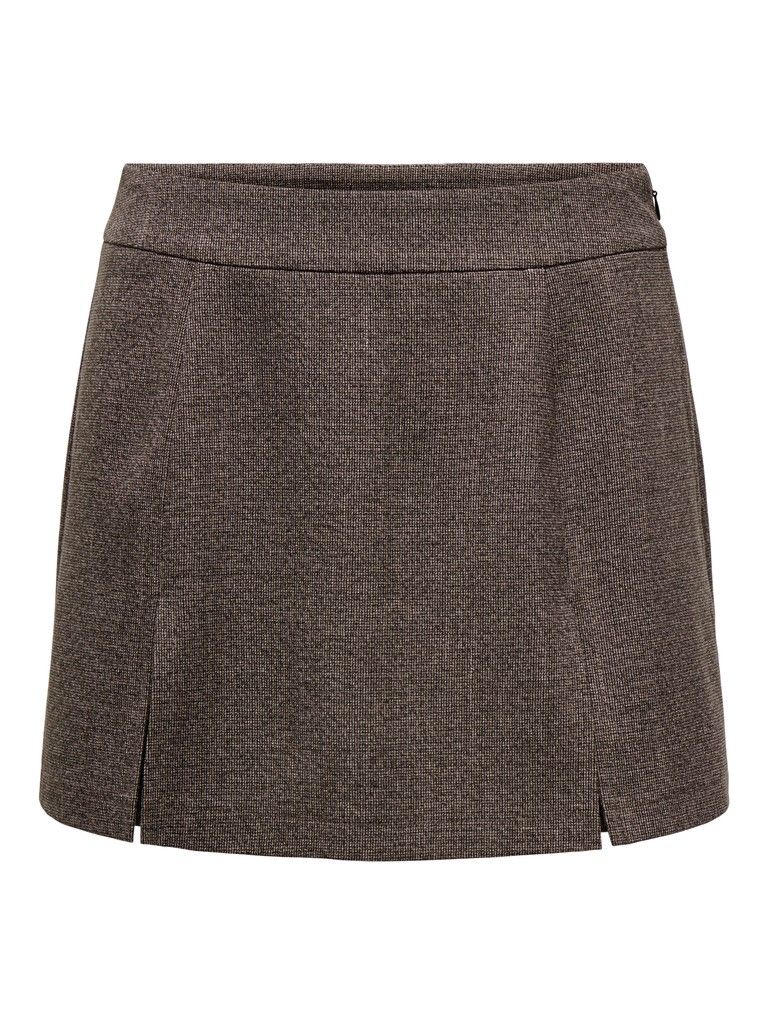 ONLELLY-DELL HW PLEAT SKORT TLR NOOS Black-WHITE PEPPER W DARK BROW