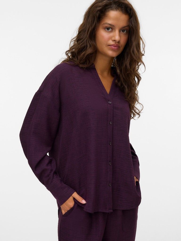 VMMELANEY QUEENY LS SHIRT WVN NOOS Winetasting