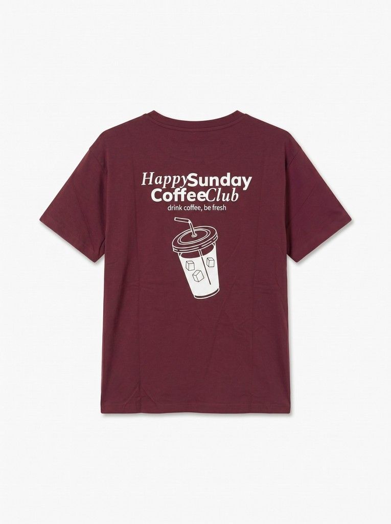 VMPAULINA THEA SS T-SHIRT JRS NOOS Windsor Wine/COFFEE