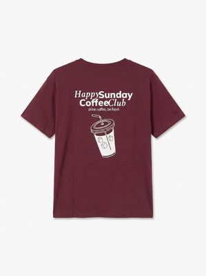 VMPAULINA THEA SS T-SHIRT JRS NOOS Windsor Wine/COFFEE