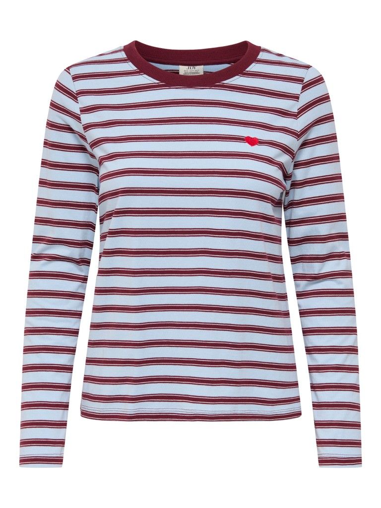 JDYPISA L/S PRINT TOP JRS NOOS Cashmere Blue/CHELSE