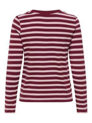 JDYPISA L/S PRINT TOP JRS NOOS Windsor Wine/CHELSEA