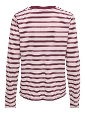 JDYPISA L/S PRINT TOP JRS NOOS Chalk Pink/CHELSEA S