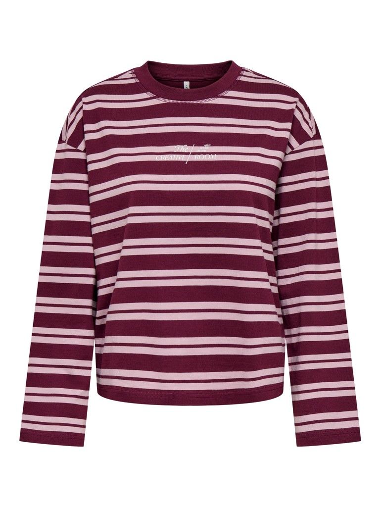 ONLFREJA L/S STRIPE TOP CC JRS Fig/Freja new autumn