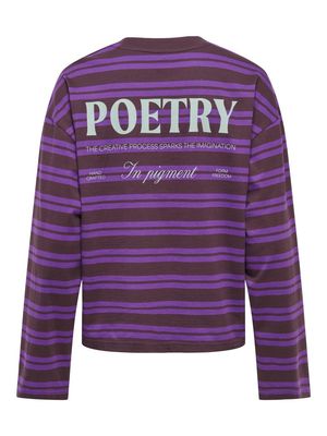 ONLFREJA L/S STRIPE TOP CC JRS Plum Perfect/Freja n