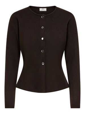JDYPRIME LIFE L/S ON FITTED CARDIGAN KNT Chocolate Torte