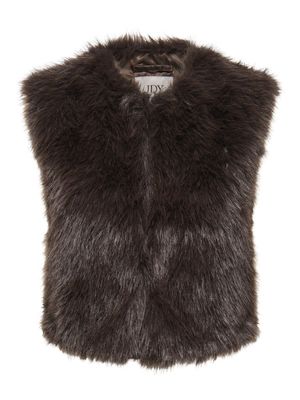JDYORA FAUX FUR WAISTCOAT OTW QIQ NOOS Chocolate Torte