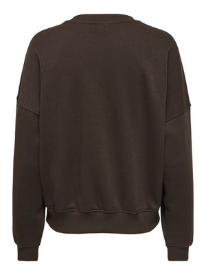 JDYMESA L/S O-NK EMB SWEAT JRS NOOS Chocolate Torte-BIRCH-EBB N F