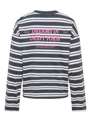 ONLFREJA L/S STRIPE TOP CC JRS Phantom/Freja new au
