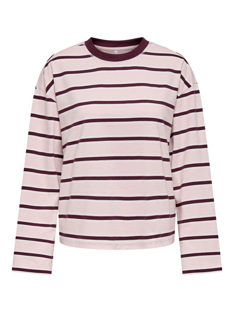 ONLFREJA L/S STRIPE TOP CC JRS Pale Lilac/Freja aut