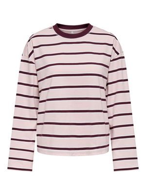 ONLFREJA L/S STRIPE TOP CC JRS Pale Lilac/Freja aut
