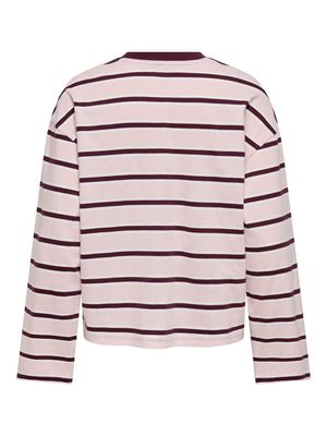ONLFREJA L/S STRIPE TOP CC JRS Pale Lilac/Freja aut