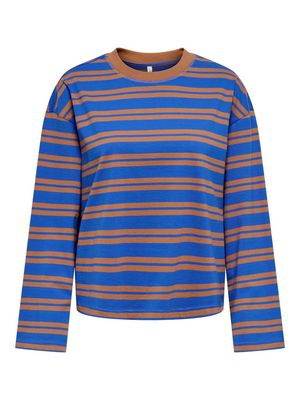 ONLFREJA L/S STRIPE TOP CC JRS Turkish Sea/Freja th