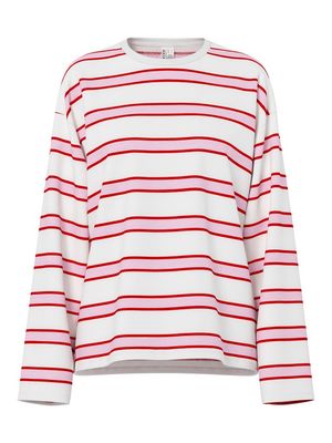 PCMILA LS LOOSE TEE JRS NOOS BC Roseate Spoonbill/AD
