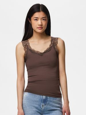 PCBARBERA LACE TOP JRS NOOS BC Hot Fudge