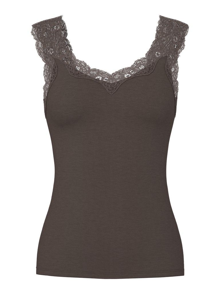 PCBARBERA LACE TOP JRS NOOS BC Hot Fudge