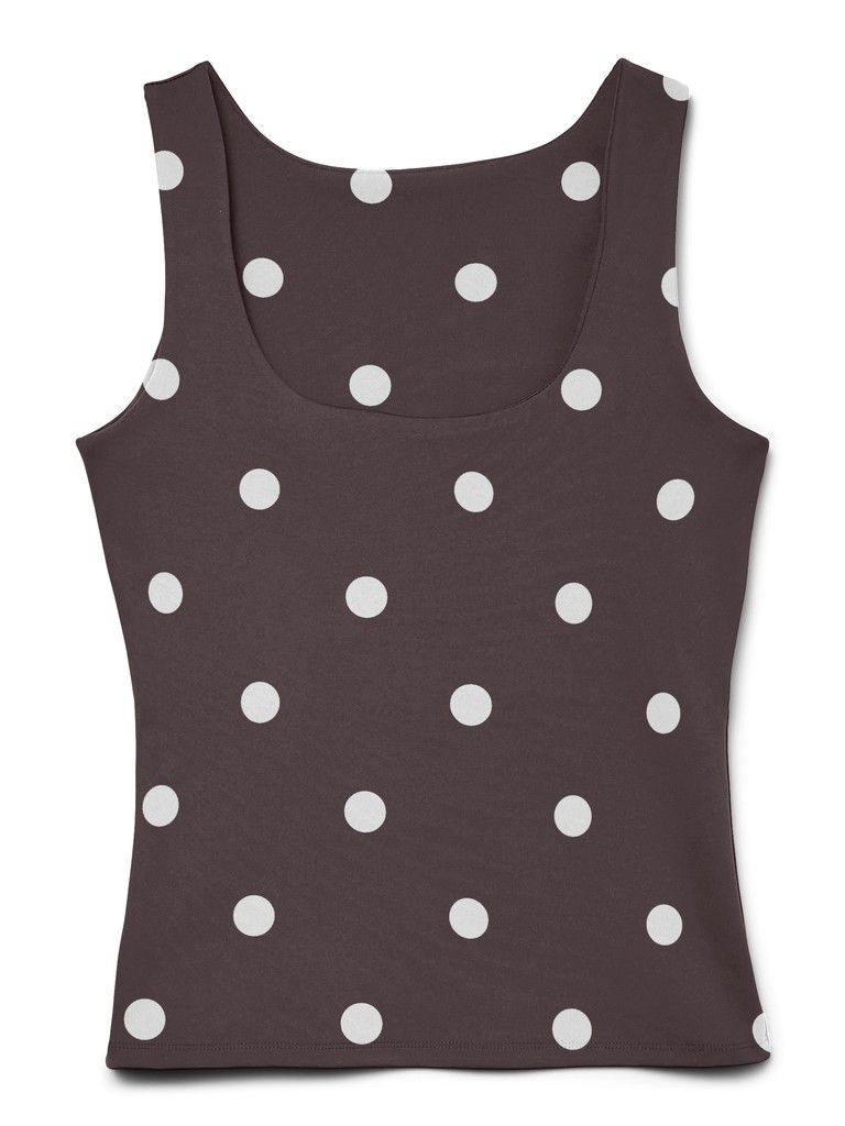 VMMILLION SL SQUARE TOP 2-WAY JRS NOOS Chocolate Brown-Snow White Dot
