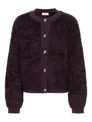 JDYEIRA LIFE L/S ONECK CARDIGAN KNT NOOS Plum Perfect