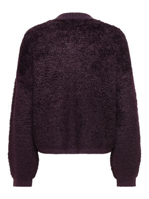 JDYEIRA LIFE L/S ONECK CARDIGAN KNT NOOS Plum Perfect