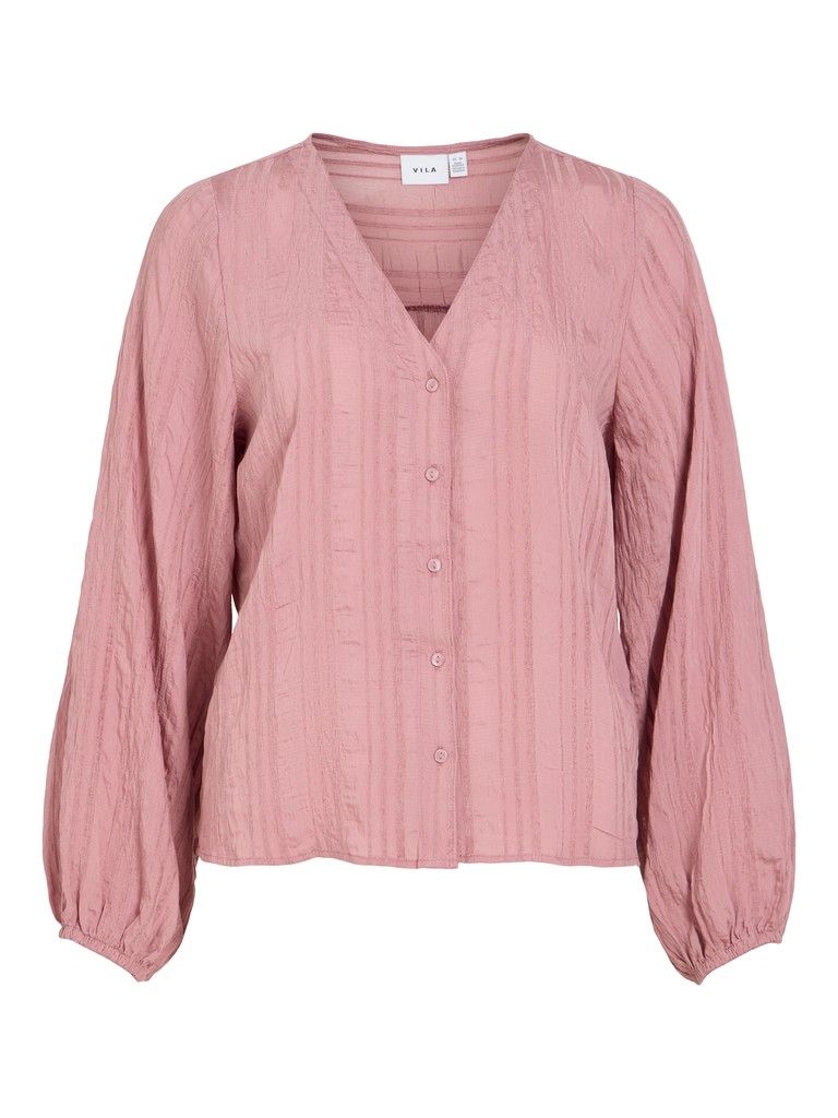 VIVERA V-NECK L/S SHIRT/TES Nostalgia Rose