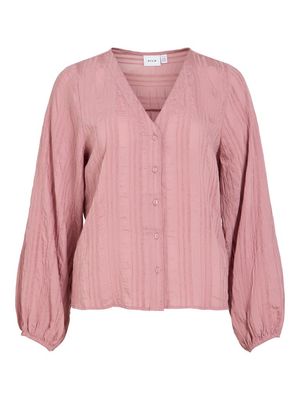 VIVERA V-NECK L/S SHIRT/TES Nostalgia Rose