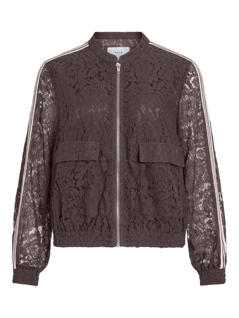 VIOLINE L/S BOMBER JACKET Raisin