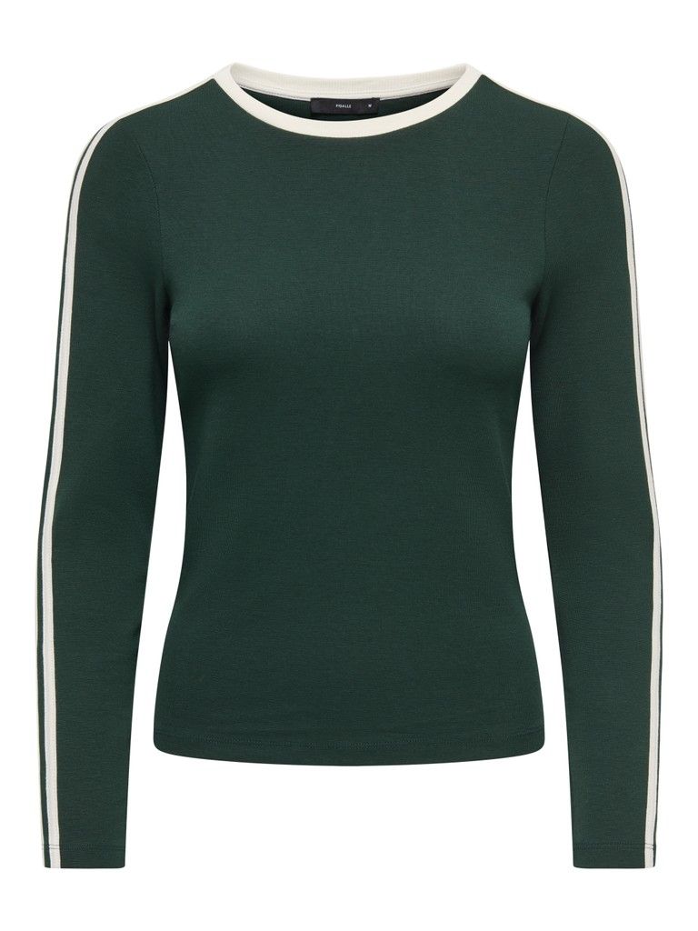 PGSINA L/S SPORTY TEE JRS Scarab/EGRET