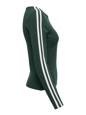 PGSINA L/S SPORTY TEE JRS Scarab/EGRET