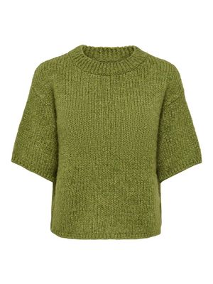 JDYDICTE S/S PULL O-NECK KNT NOOS Fern