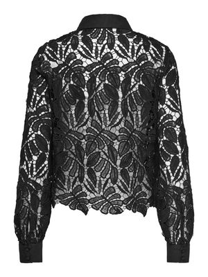 JDYLACILLA L/S LACE SHIRT WVN Black