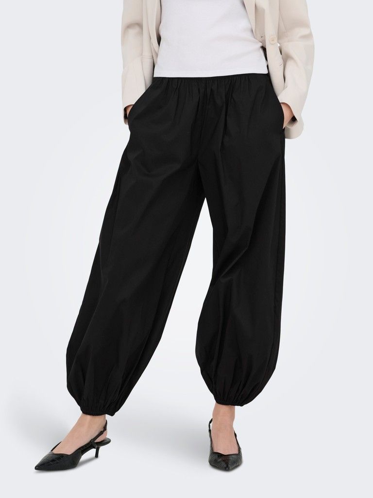 JDYFRANKIE MW BALLOON PANT WVN NOOS Black