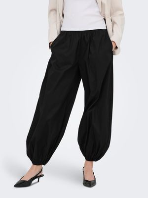 JDYFRANKIE MW BALLOON PANT WVN NOOS Black