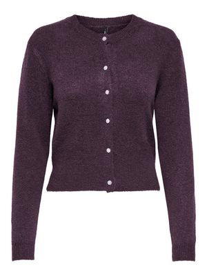 ONLHAVANNA LS BUTTON CARDIGAN RP KNT Plum Perfect/Melange
